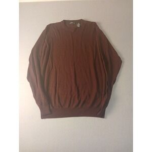 Joseph & Lyman 100% Merino Wool Long Sleeve Sweater Size M Red!!